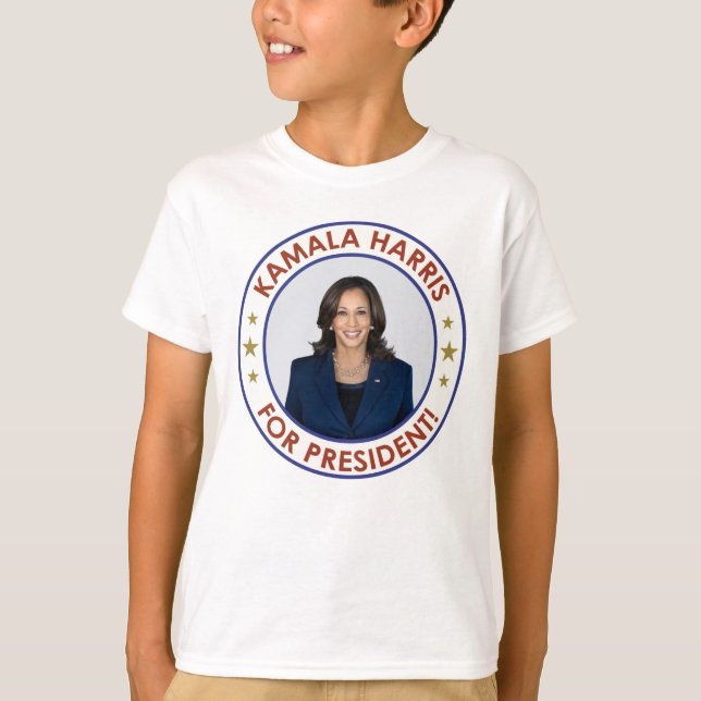 KAMALA HARRIS TILL PRESIDENT! T SHIRT (Framsida)
