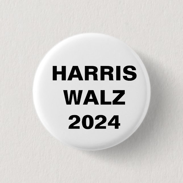 Kamala Harris till president Tim Walz VP 2024 Knapp (Framsida)