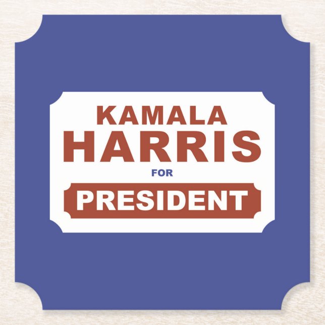 KAMALA HARRIS TILL PRESIDENT! UNDERLÄGG PAPPER (Framsida)