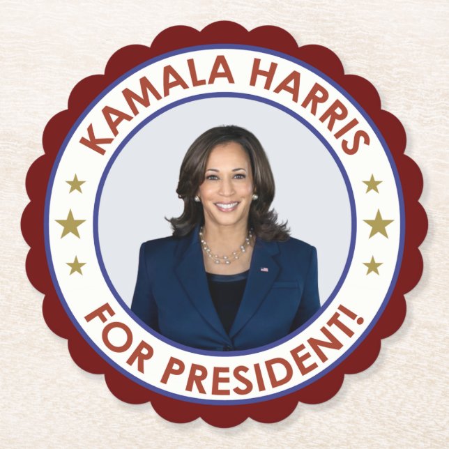 KAMALA HARRIS TILL PRESIDENT! UNDERLÄGG PAPPER (Framsida)