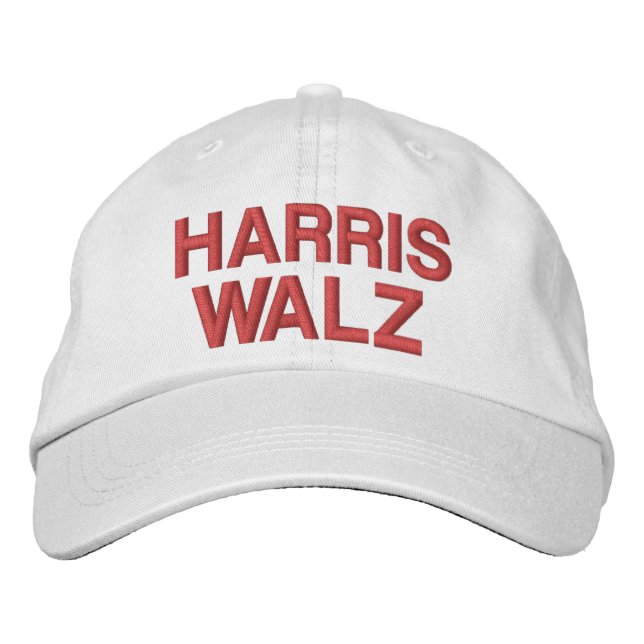 Kamala Harris Tim Walz 2024 Broderad Keps (Framsida)