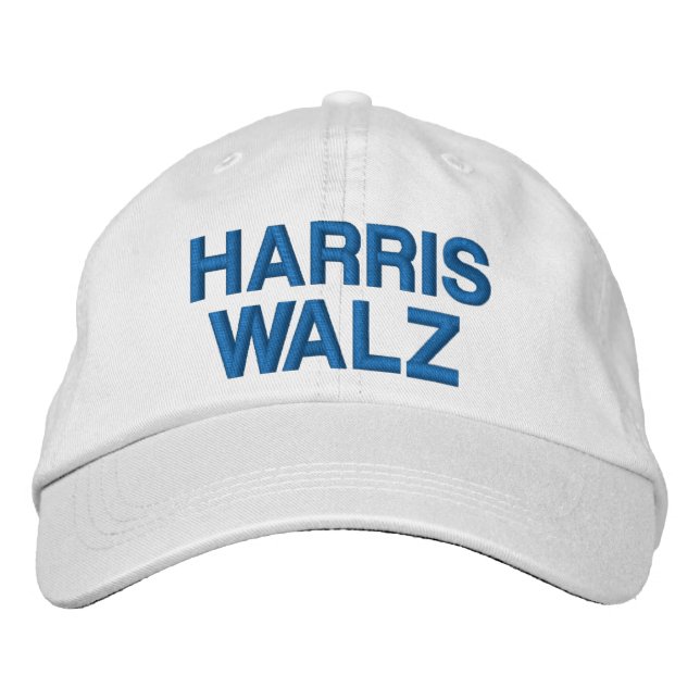 Kamala Harris Tim Walz 2024 Broderad Keps (Framsida)