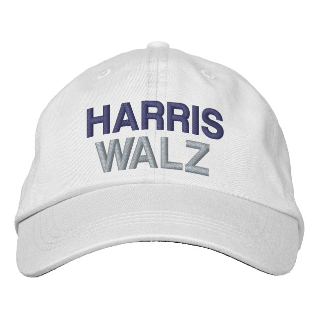 Kamala Harris Tim Walz 2024 Broderad Keps (Framsida)