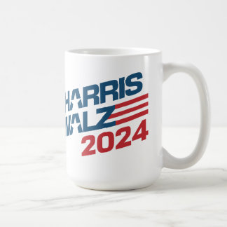 Kamala Harris Tim Walz 2024 Kaffemugg