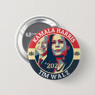 Kamala Harris Tim Walz 2024 Knapp