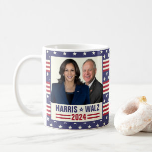 Kamala Harris Tim Walz 2024 President Vice Photos Kaffemugg