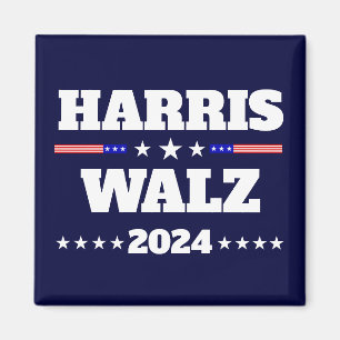 Kamala Harris Tim Walz 2024 USA:s president Kampan Magnet