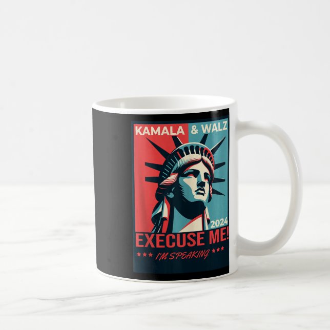 Kamala Harris Tim Walz 2024 Val Kaffemugg (Höger)