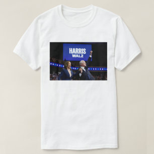 Kamala Harris Tim Walz banner T Shirt