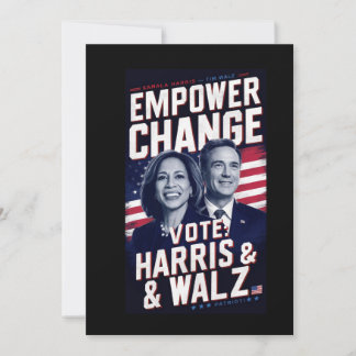 Kamala Harris & Tim Walz Inbjudningar