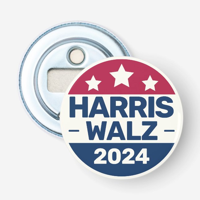 Kamala Harris Tim Walz kampanj 2024 Presidetial Flasköppnare (Framsidan)