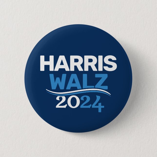 Kamala Harris Tim Walz Kampanj 2024 Presidetial Knapp (Framsida)