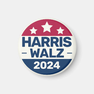 Kamala Harris Tim Walz kampanj 2024 Presidetial Magnet