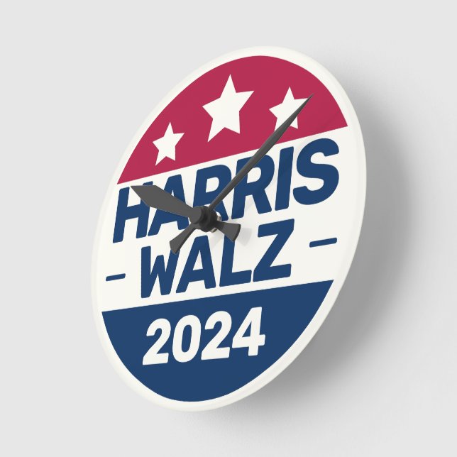 Kamala Harris Tim Walz kampanj 2024 Presidetial Rund Klocka (Vinkel)