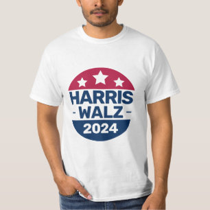 Kamala Harris Tim Walz kampanj 2024 Presidetial T Shirt