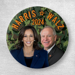 Kamala Harris Tim Walz President Vice Photos Camo Knapp