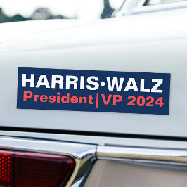 Kamala Harris Tim Walz President | Vice Pres 2024 Bildekal