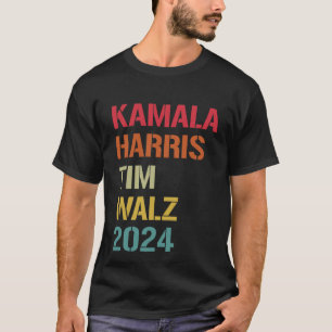 Kamala Harris Tim Walz Waltz 2024 Val Democra T Shirt