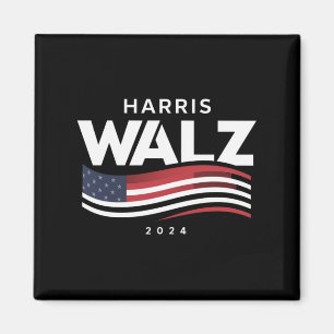Kamala Harris Tim Walz Waltz 2024 Val Magnet