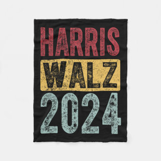 Kamala Harris Tim Walz Waltz Harris Walz Waltz 202 Fleecefilt