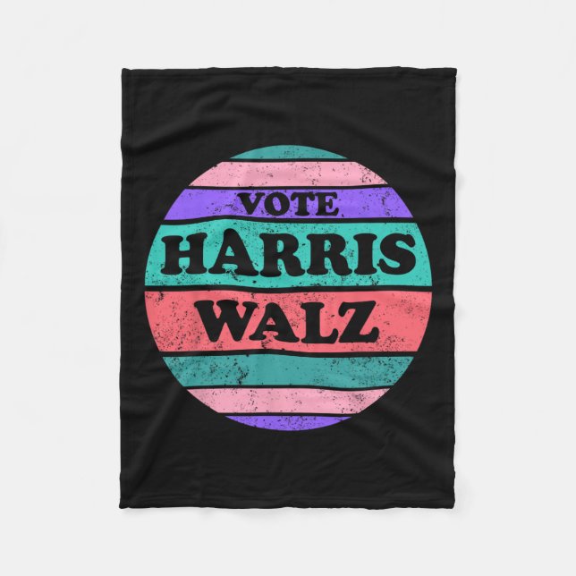 Kamala Harris Tim WAlzheimer President 2024  Fleecefilt (Framsidan)