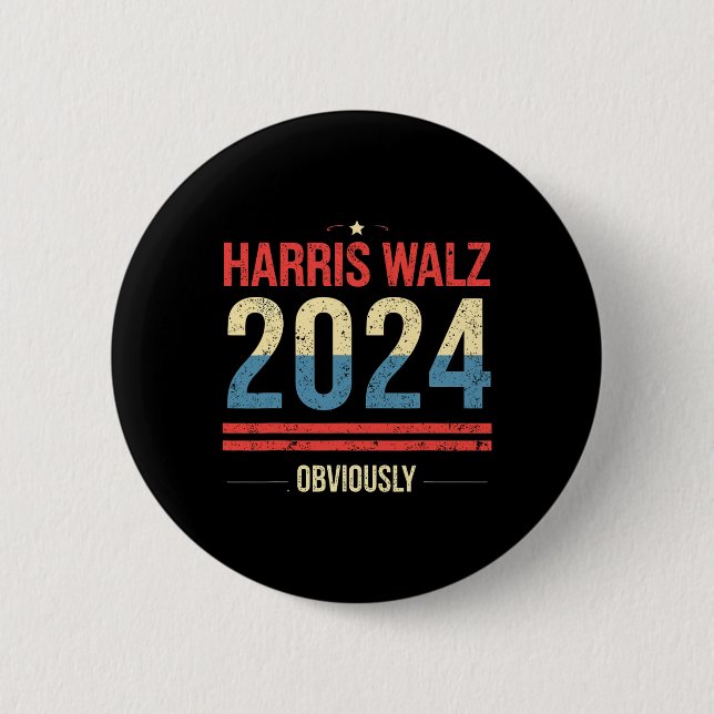 Kamala Harris Tim Wheimer är uppenbarligen omröstn Knapp (Framsida)