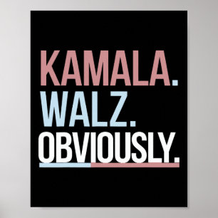 Kamala Harris Tim Wheimer är uppenbarligen omröstn Poster
