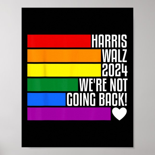 Kamala Harris Tim Wheimer Equality Lgbtq President Poster (Framsidan)