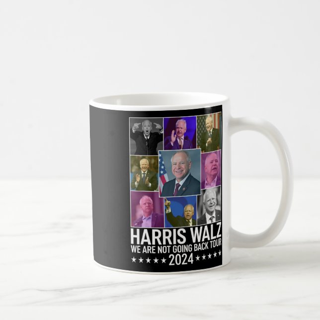 Kamala Harris Tim Wheimer Vi ska inte återvända ti Kaffemugg (Höger)
