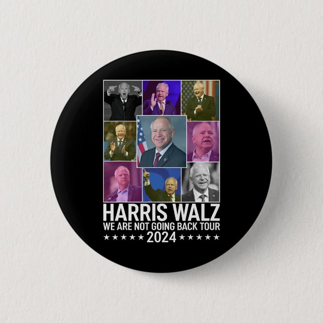 Kamala Harris Tim Wheimer Vi ska inte återvända ti Knapp (Framsida)