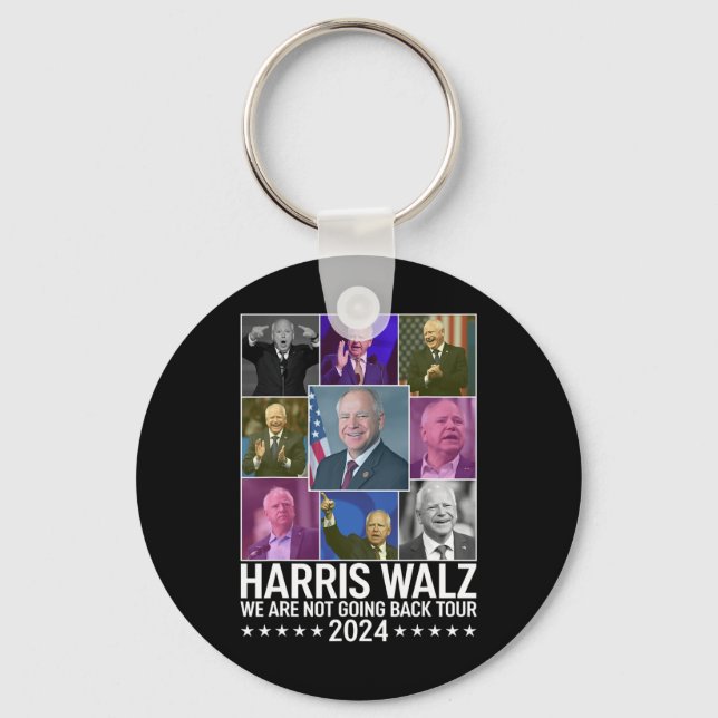 Kamala Harris Tim Wheimer Vi ska inte återvända ti Nyckelring (Framsida)