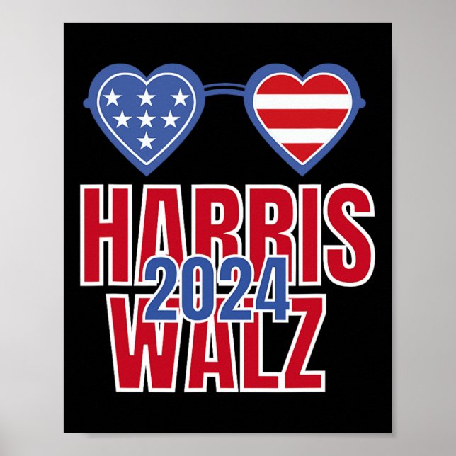 Kamala Harris Tim Wheimer Waltz Poster (Framsidan)