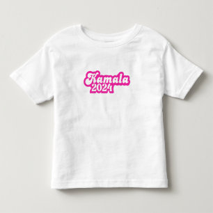 Kamala Harris tjejaktigt rosa logotyp 2024 T Shirt