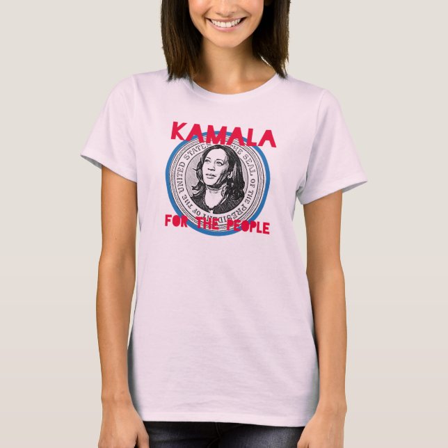Kamala Harris tshirt T Shirt (Framsida)