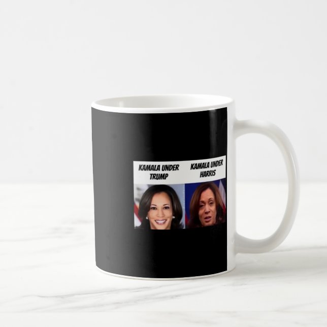 Kamala Harris under Trump Funny Trump Supporter Kaffemugg (Höger)