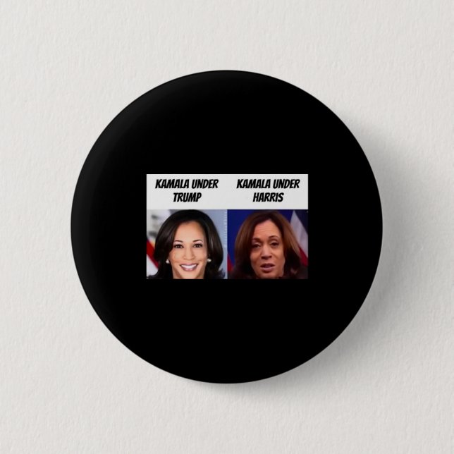 Kamala Harris under Trump Funny Trump Supporter Knapp (Framsida)