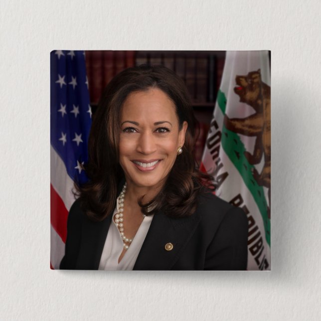 Kamala Harris US Vice President, Biden 2024 Knapp (Framsida)