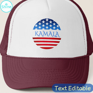 Kamala Harris USA flagga Democrat Personlig Text Keps
