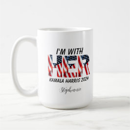 Kamala Harris usa, val 2024 Kaffemugg