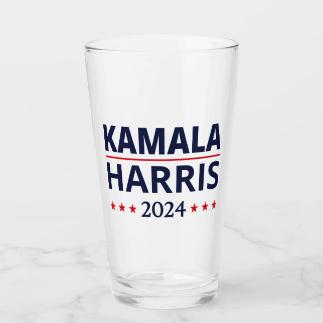 Kamala Harris Val 2024 III Glaskopp (Framsida)
