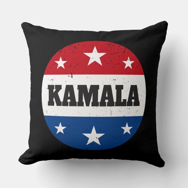 Kamala Harris Val 2024 V Kudde (Framsida)