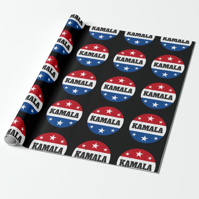 Kamala Harris Val 2024 V Presentpapper (Utrullad)