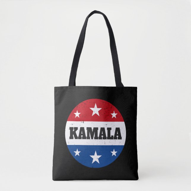 Kamala Harris Val 2024 V Tygkasse (Framsida)