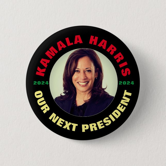 Kamala Harris Vår nästa president Knapp (Framsida)