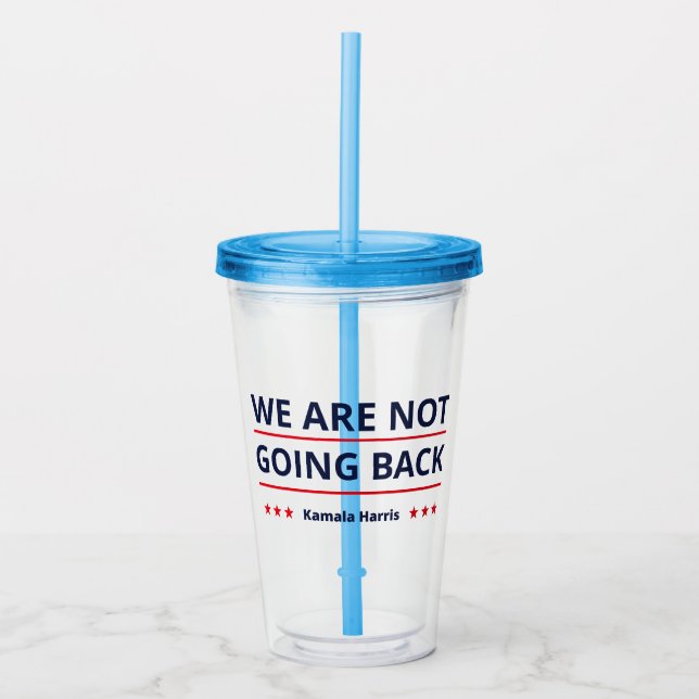 Kamala Harris - vi kommer inte tillbaka II Take Away Mugg (Framsida)