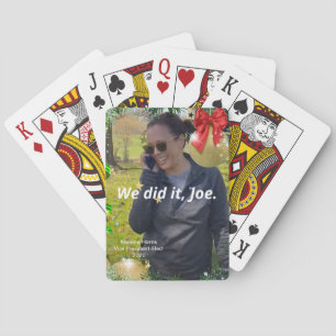 Kamala Harris, Vice president-Elect Vi gjorde det, Casinokort