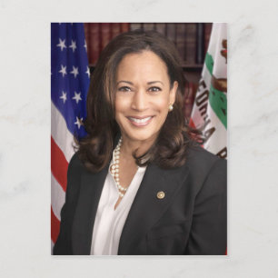 Kamala Harris Vote Democrat VP Kampanj 2020 Vykort