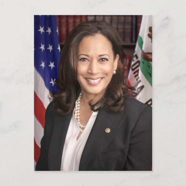 Kamala Harris Vote Democrat VP Kampanj 2020 Vykort (Framsida)