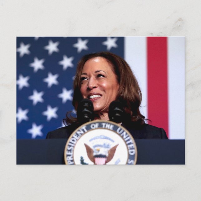 Kamala Harris Vykort (Framsida)