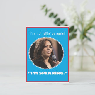 Kamala Harris-vykort Vykort